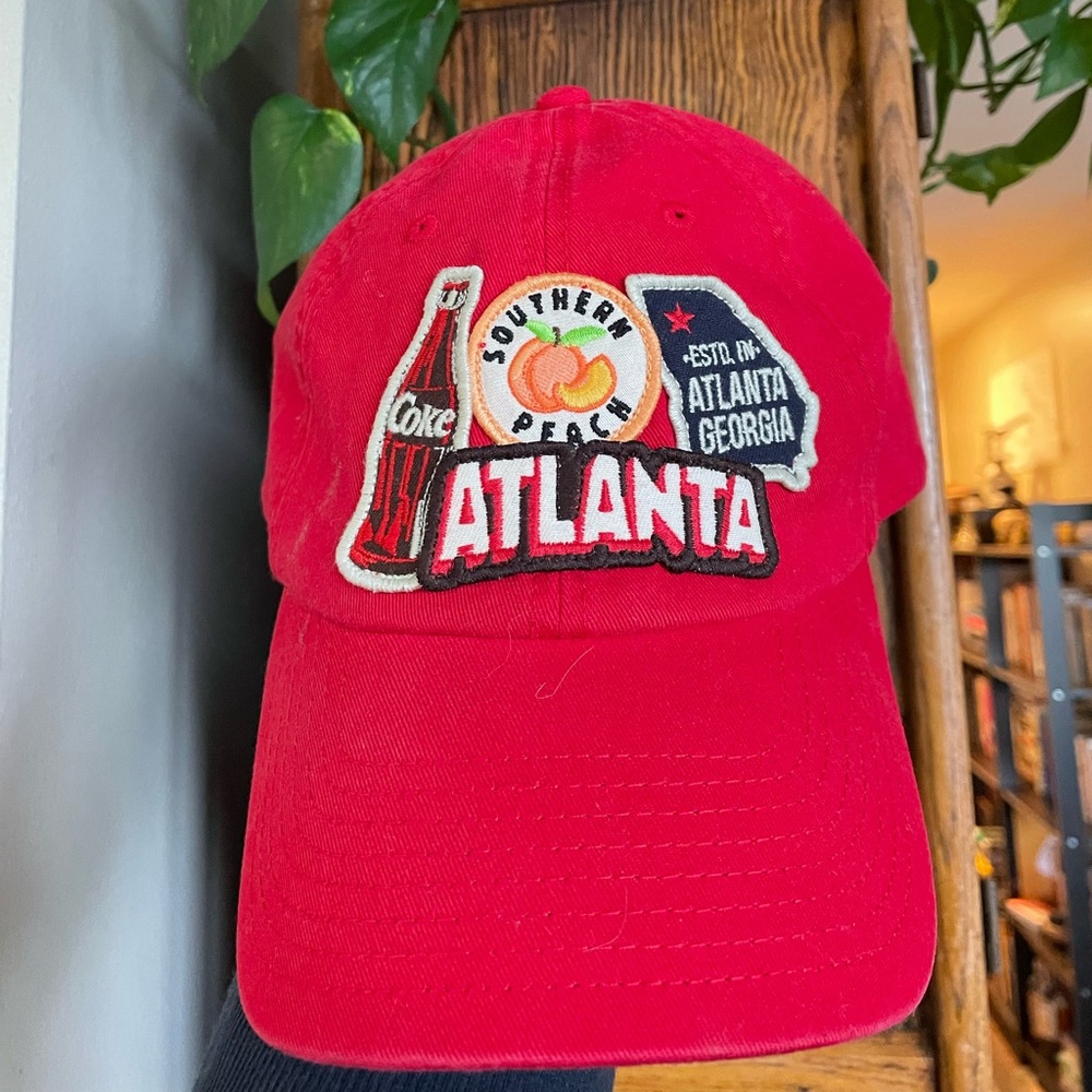 Red Atlanta Georgia Southern Peach Dad Cap